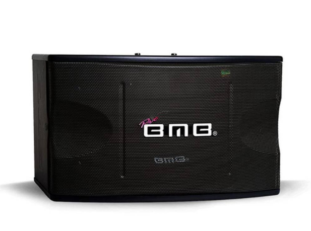 Speaker karaoke BMB CS-550 V MKII PRO 12 inci warna hitam tampak depan